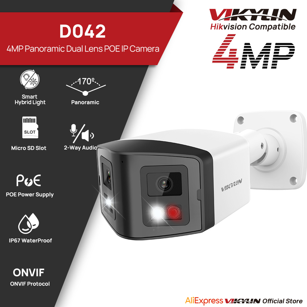 Smart Home Nas - VIKYLIN 170 ° Telecamera IP di