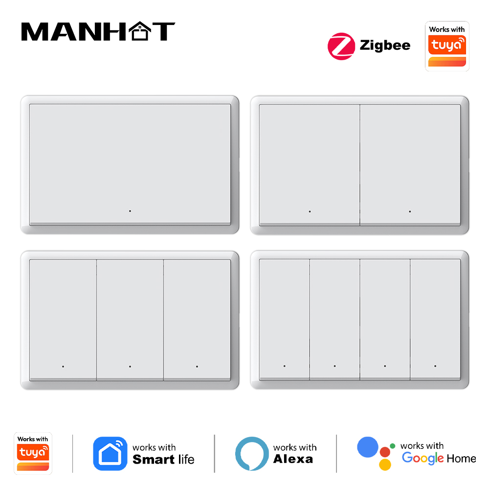 Smart Home Switch - Interruttore intelligente Manhot Zigbee senza filo