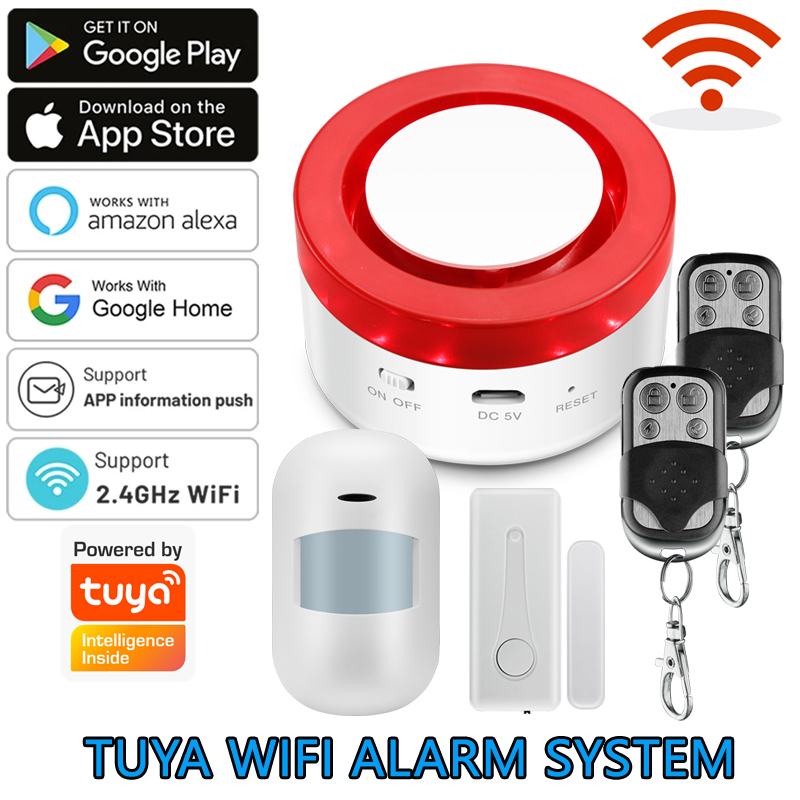 Home Automation Kit - WiFi Tuya Sistema di Allarme Domestico