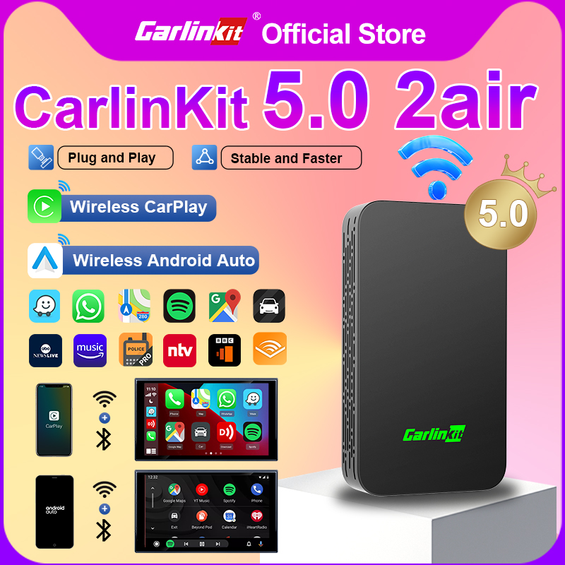 Smart Home Project - CarlinKit 5.0 Adattatore da Cablato a