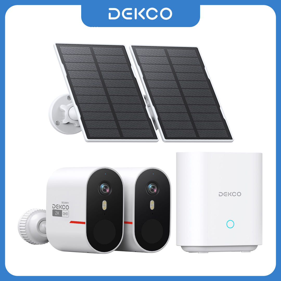 Home Automation Kit - Sistema di Telecamere Solari WiFi Dekco
