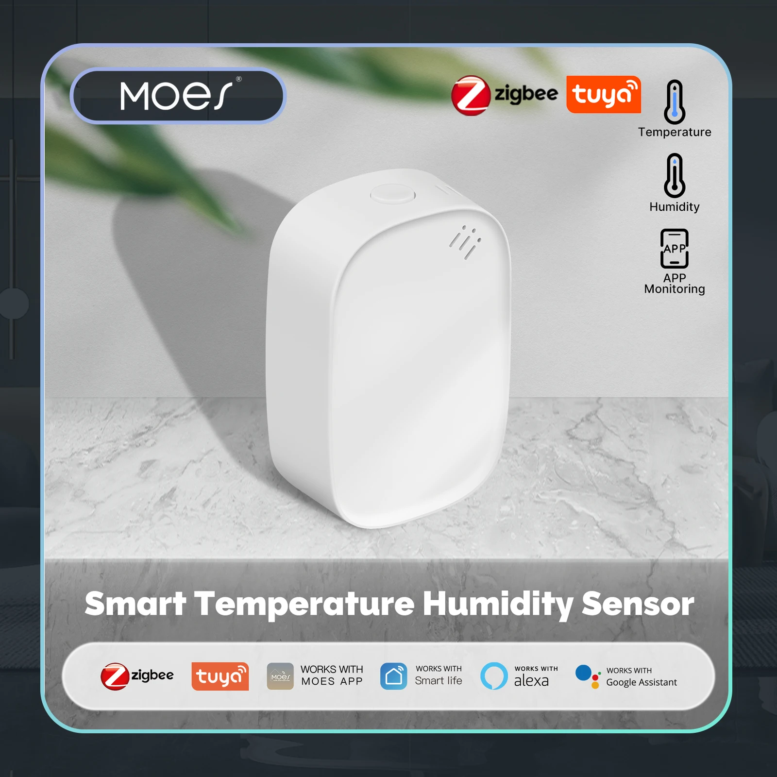 Smart Home Furniture - MOES Tuya Zigbee Sensore intelligente di