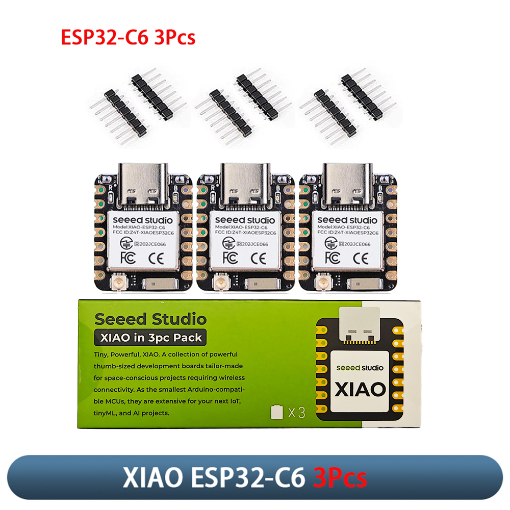 Smart Home Integration - XIAO ESP32-C6 3Pcs Scheda di Sviluppo