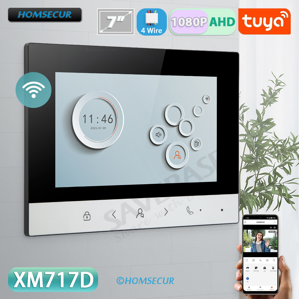 Smart Home Furniture - Monitor Interno WIFI Tuya Smart con