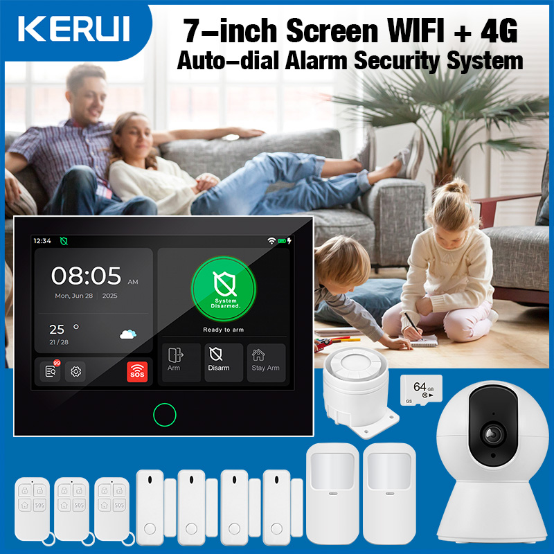 Smart Home Package - KERUI NUOVO Allarme domestico wireless 4G