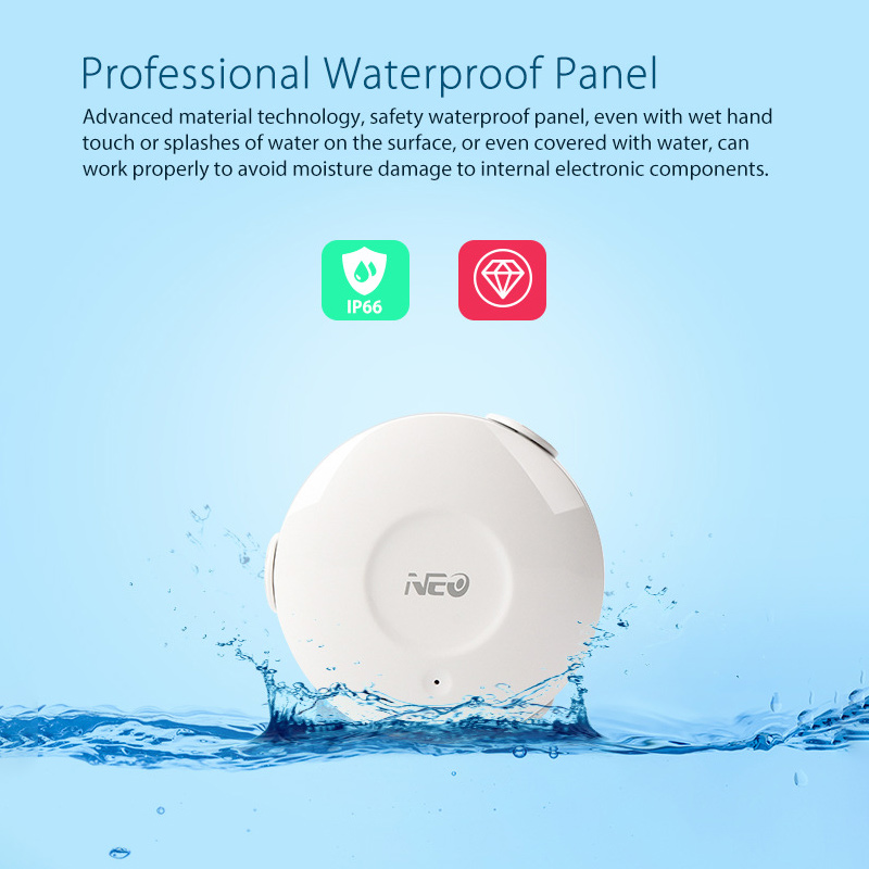 Smart Home Nas - Rilevatore Intelligente di Perdite d'Acqua WiFi,