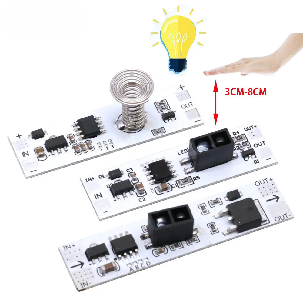Smart Home Llm - Interruttore sensore tattile capacitivo DC 12V