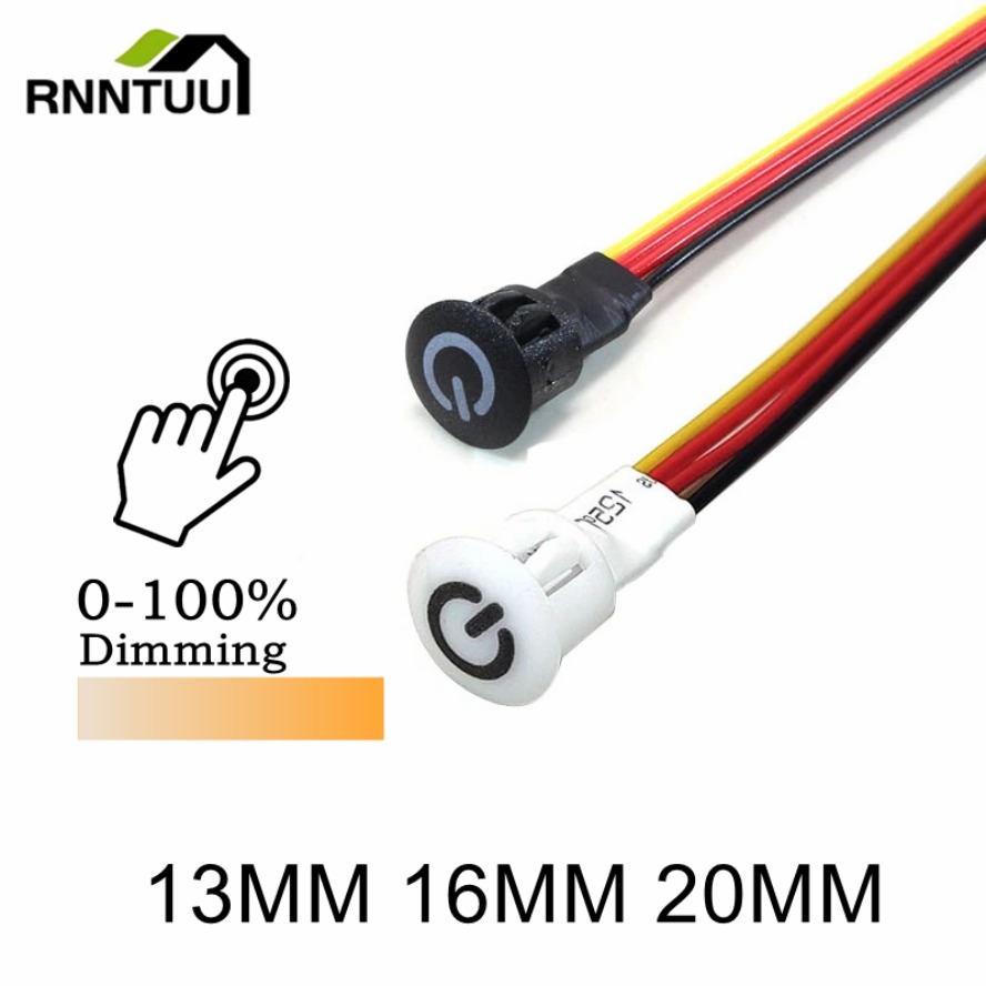 Smart Home Llm - 13 16 20MM Interruttore a pulsante