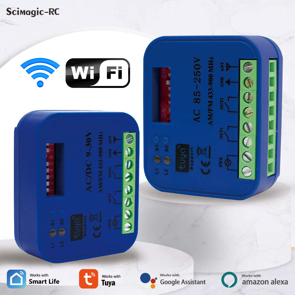Universal Remote Smart Home - 2CH Tuya WiFi Ricevitore telecomando universale