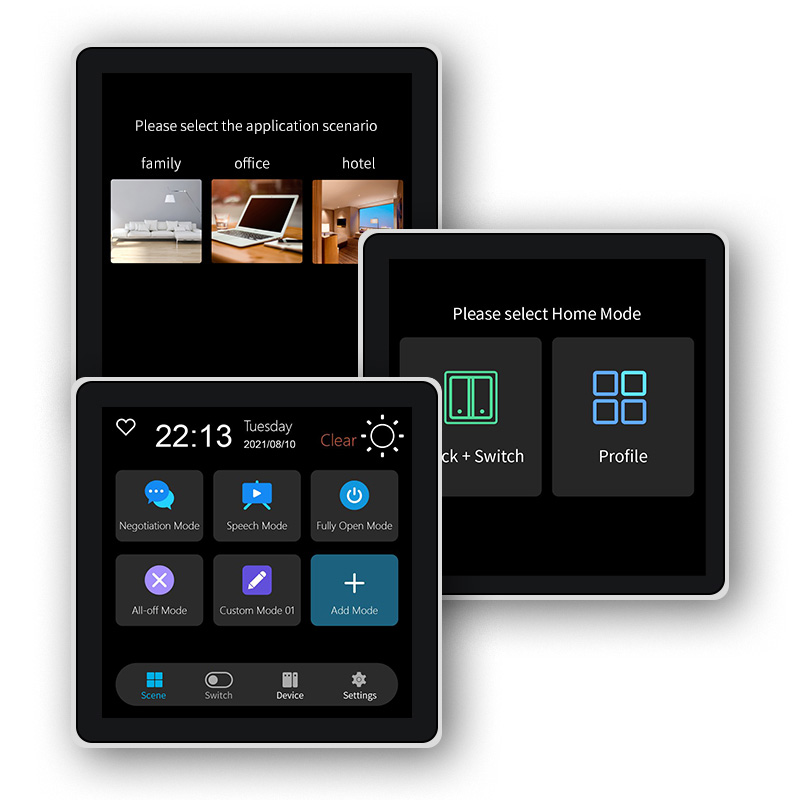 Smart Home Panel - FUERS Touch Screen da 4 pollici