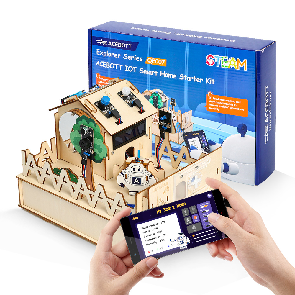 Smart Home Arduino Project - ACEBOTT Kit casa intelligente fai da