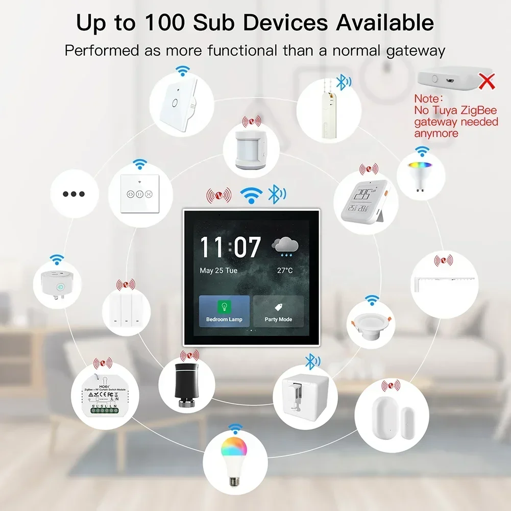 Smart Home Panel - Pannello di controllo touch da incasso