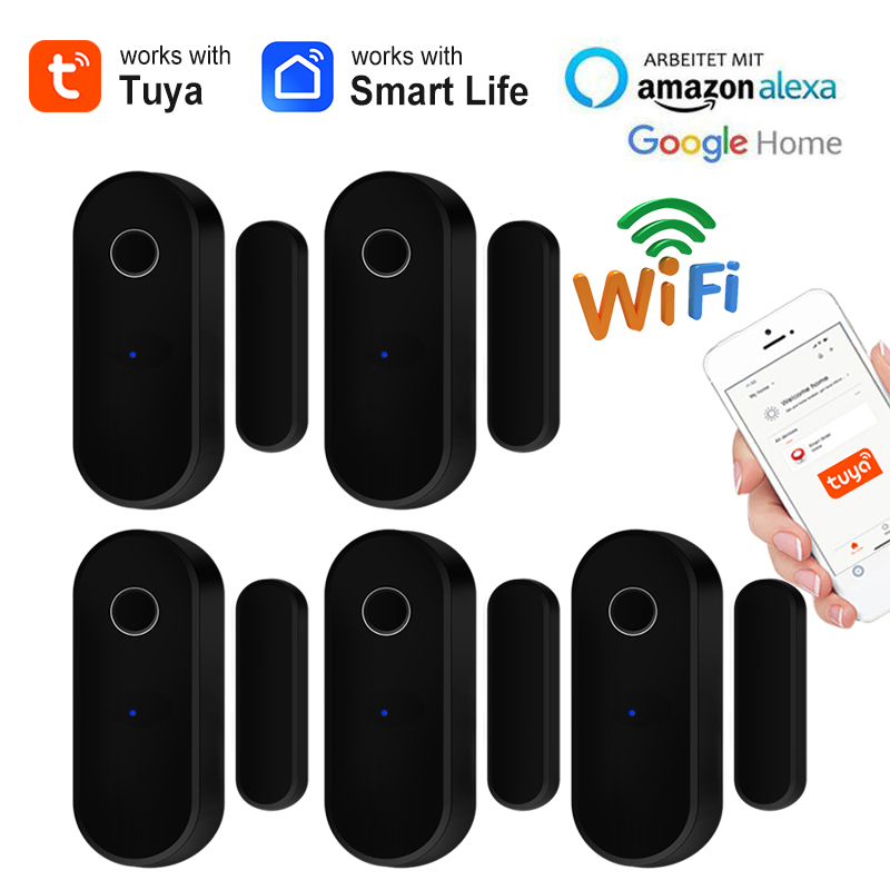 Wireless Door Sensor - Tuya WiFi Rilevatore di porte aperte