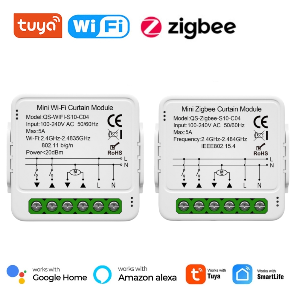 Home Automation Kit - Tuya WiFi Zigbee Modulo interruttore tenda