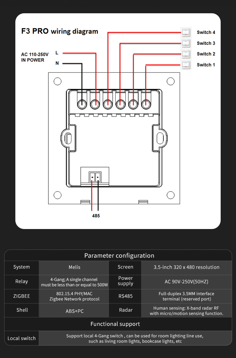 Interruttore a Muro Smart Zigb - Smart Home Panel recensione e prezzo