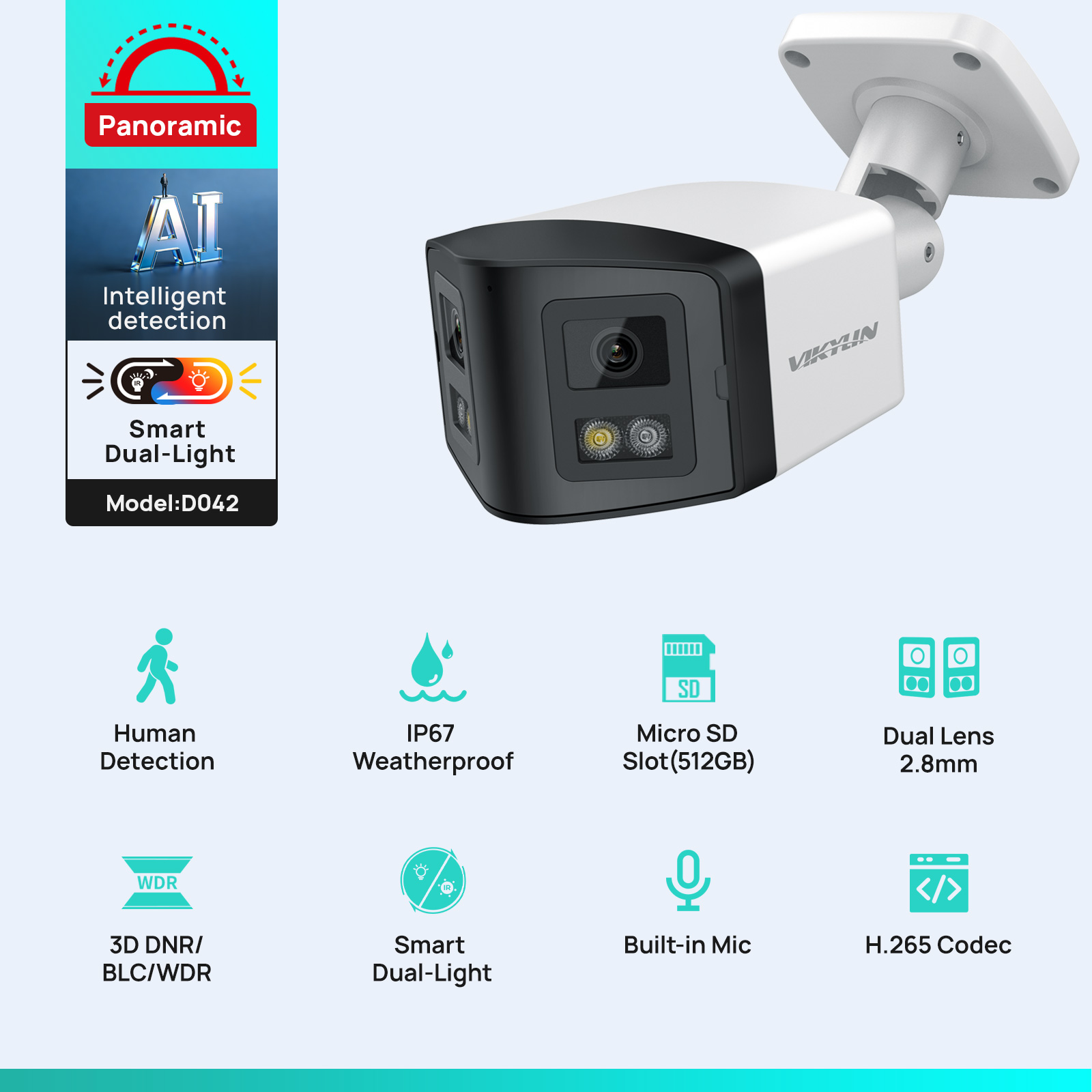 VIKYLIN 170 °   Telecamera IP  - Smart Home Nas recensione e prezzo