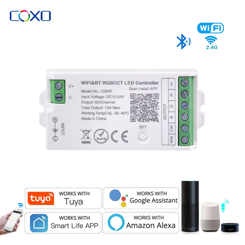 DC12V-24V Controller LED WiFi  - Smart Home Llm recensione e prezzo