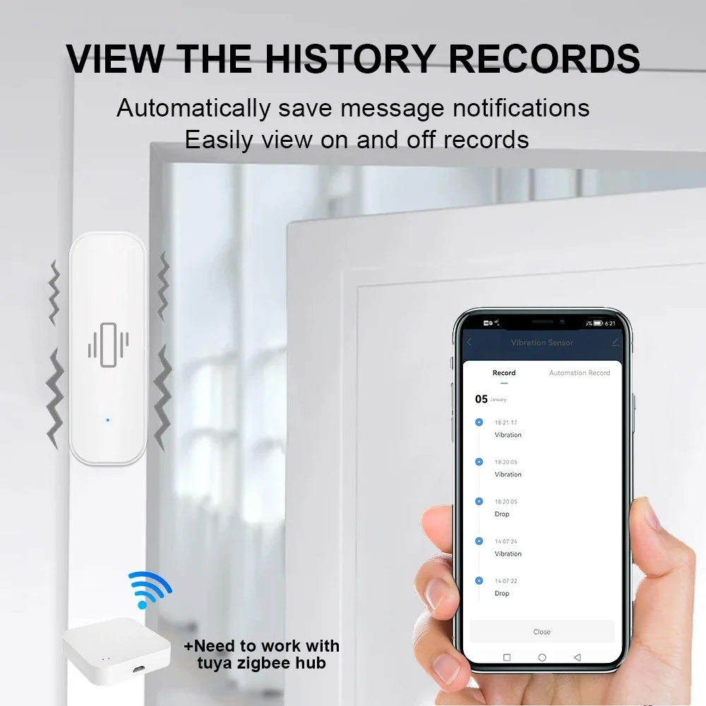 Smart ZigBee Sensore di Vibraz - Smart Home Project recensione e prezzo
