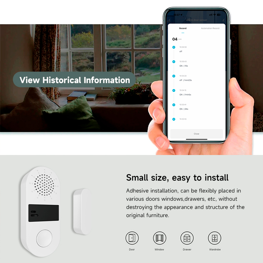 Sensore di Contatto Wireless T - Wireless Door Sensor recensione e prezzo