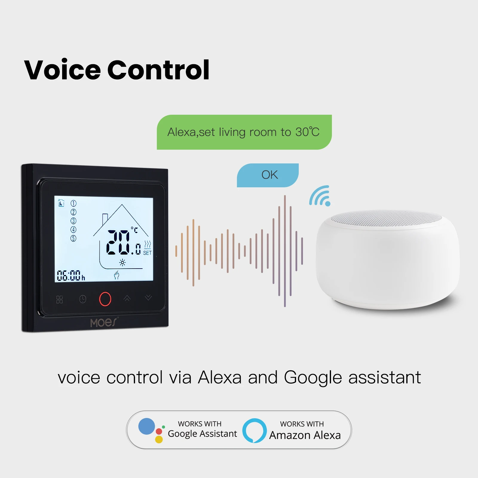 MOES Tuya ZigBee Termostato In - Smart Home Furniture recensione e prezzo