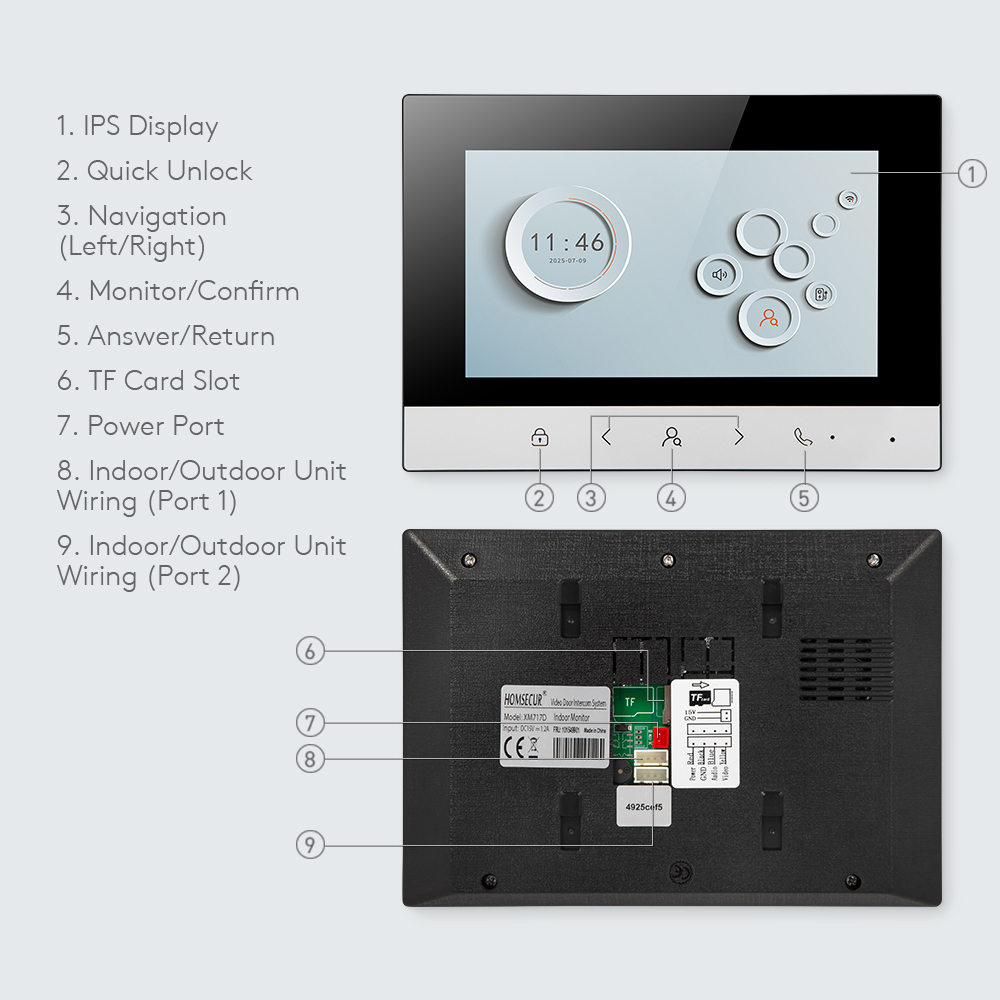 Monitor Interno WIFI Tuya Smar - Smart Home Furniture recensione e prezzo