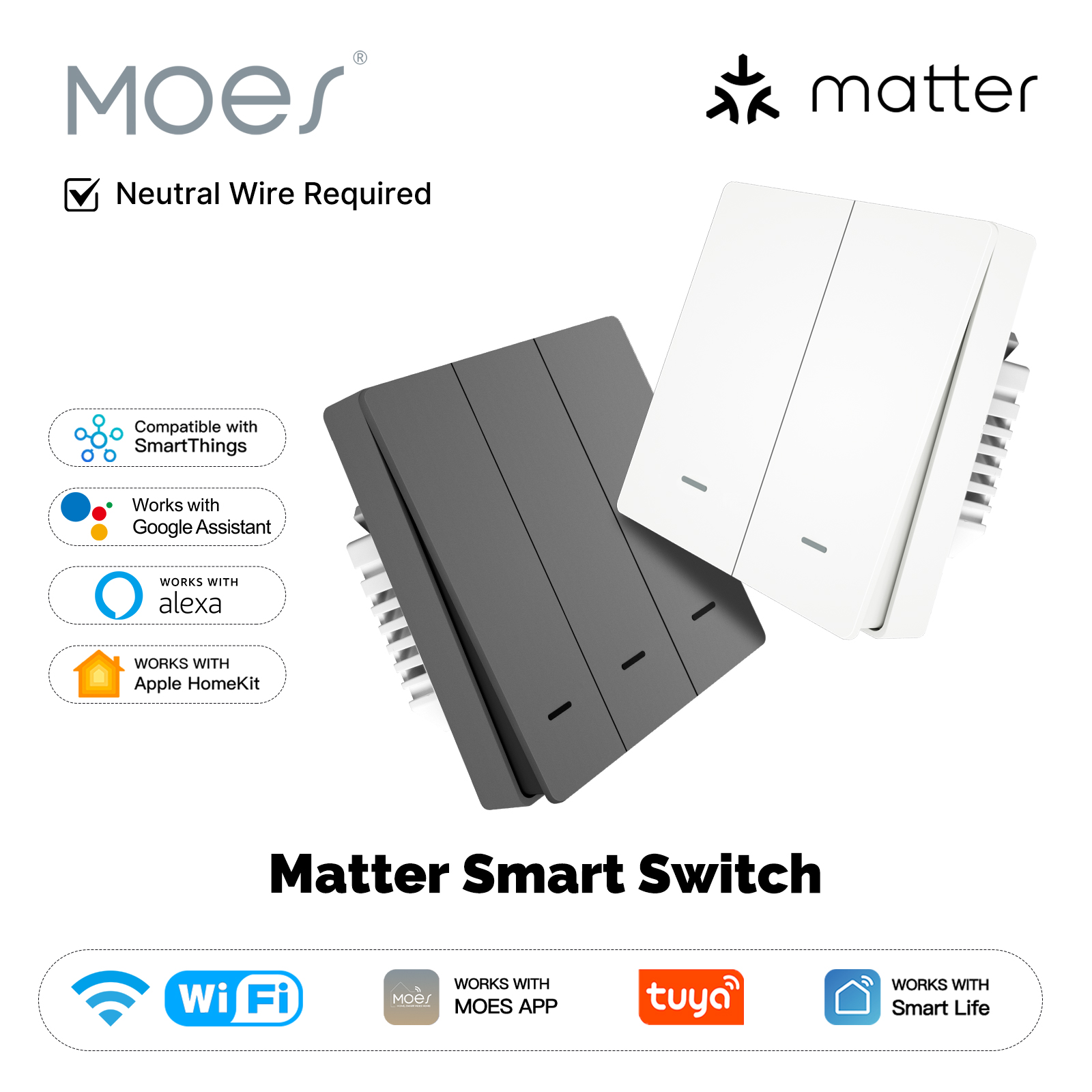 MOES Matter Tuya WiFi Smart Li - Smart Home Integration recensione e prezzo