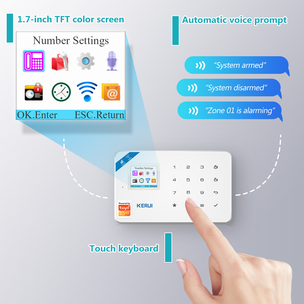 KERUI W181 Sistema di Allarme  - Home Automation Kit recensione e prezzo