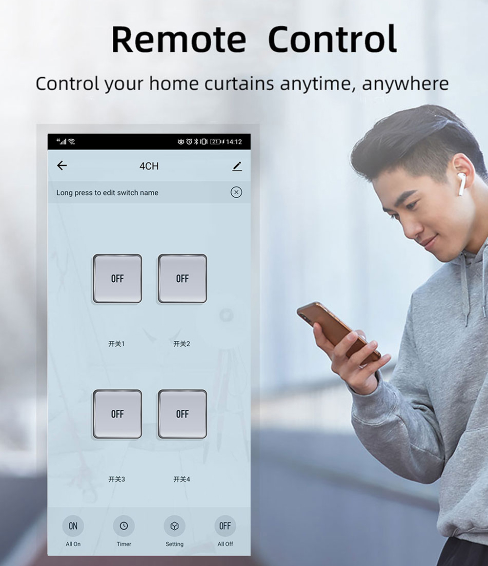 Modulo Relè Zigbee Tuya 4CH US - Smart Home Switch recensione e prezzo