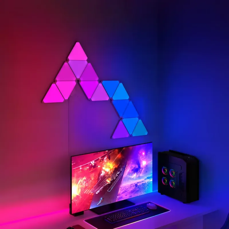 Luci LED triangolari Banqcn pe - Smart Home Panel recensione e prezzo