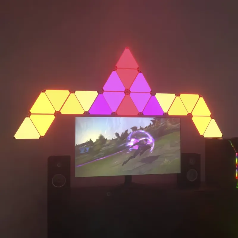 Luci LED triangolari Banqcn pe - Smart Home Panel recensione e prezzo