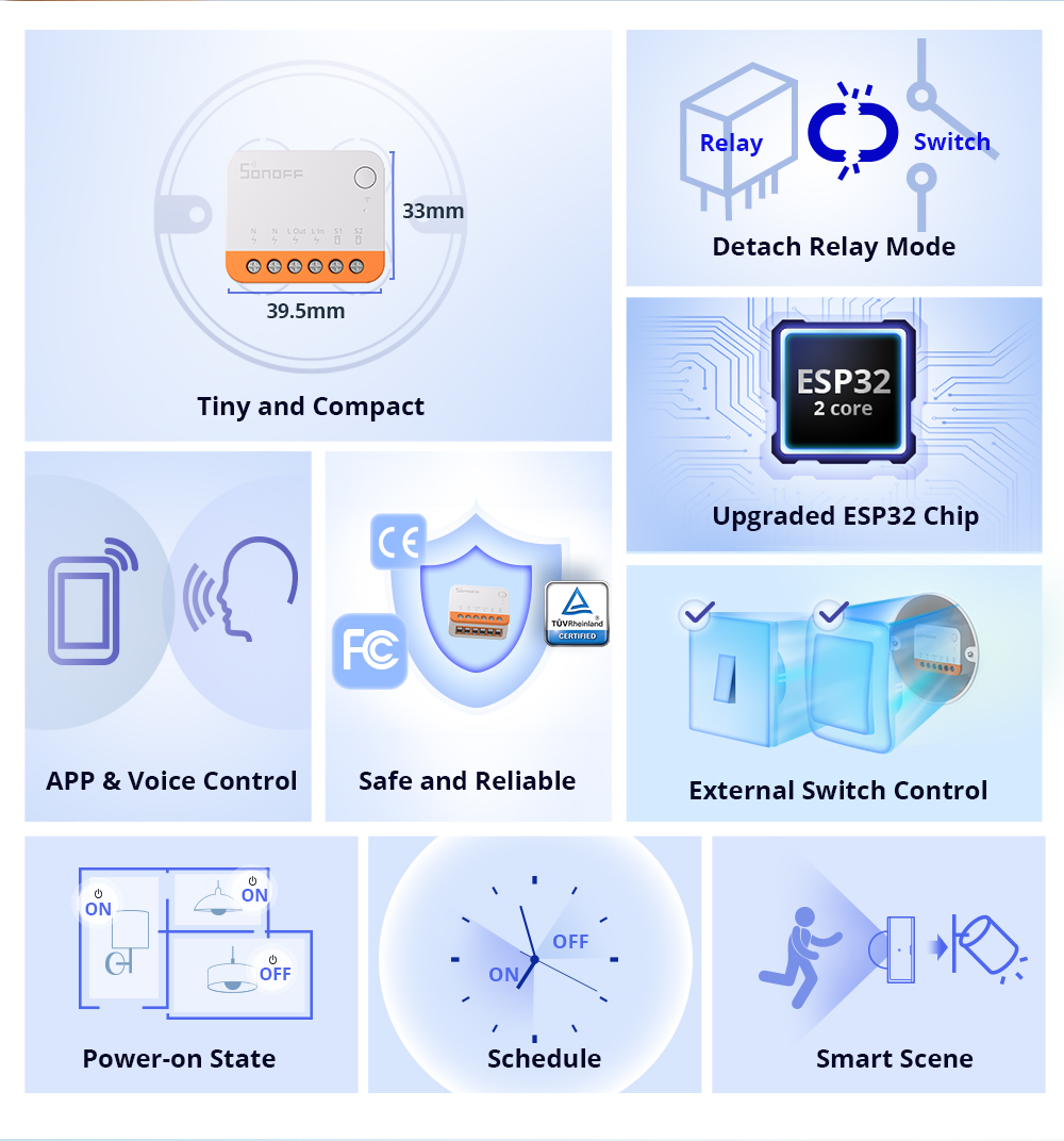 Sonoff Mini R4 Extreme Interru - Smart Home Integration recensione e prezzo